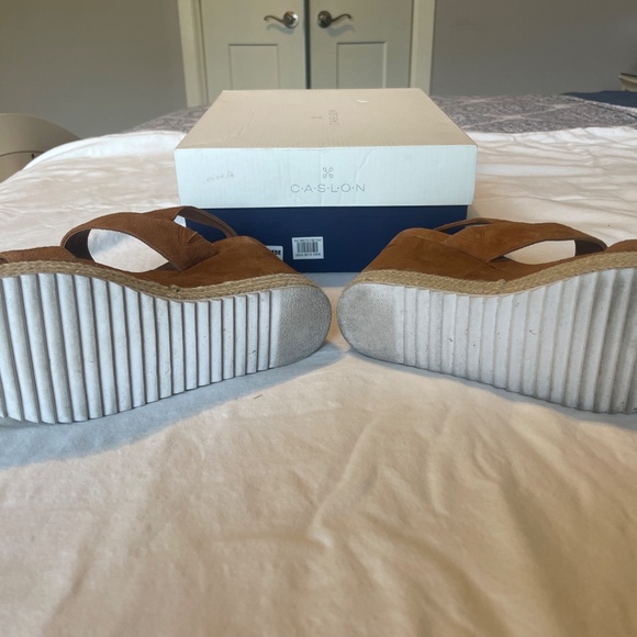 Cognac Suede sandals - Picture 3 of 5